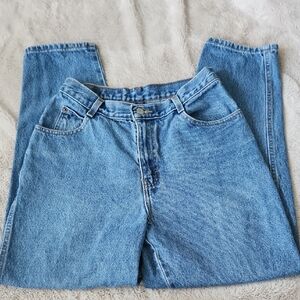 Y2K 90s 80s Gitano Denim High Rise Taper Leg Retro Mom Jeans Petite Ankle